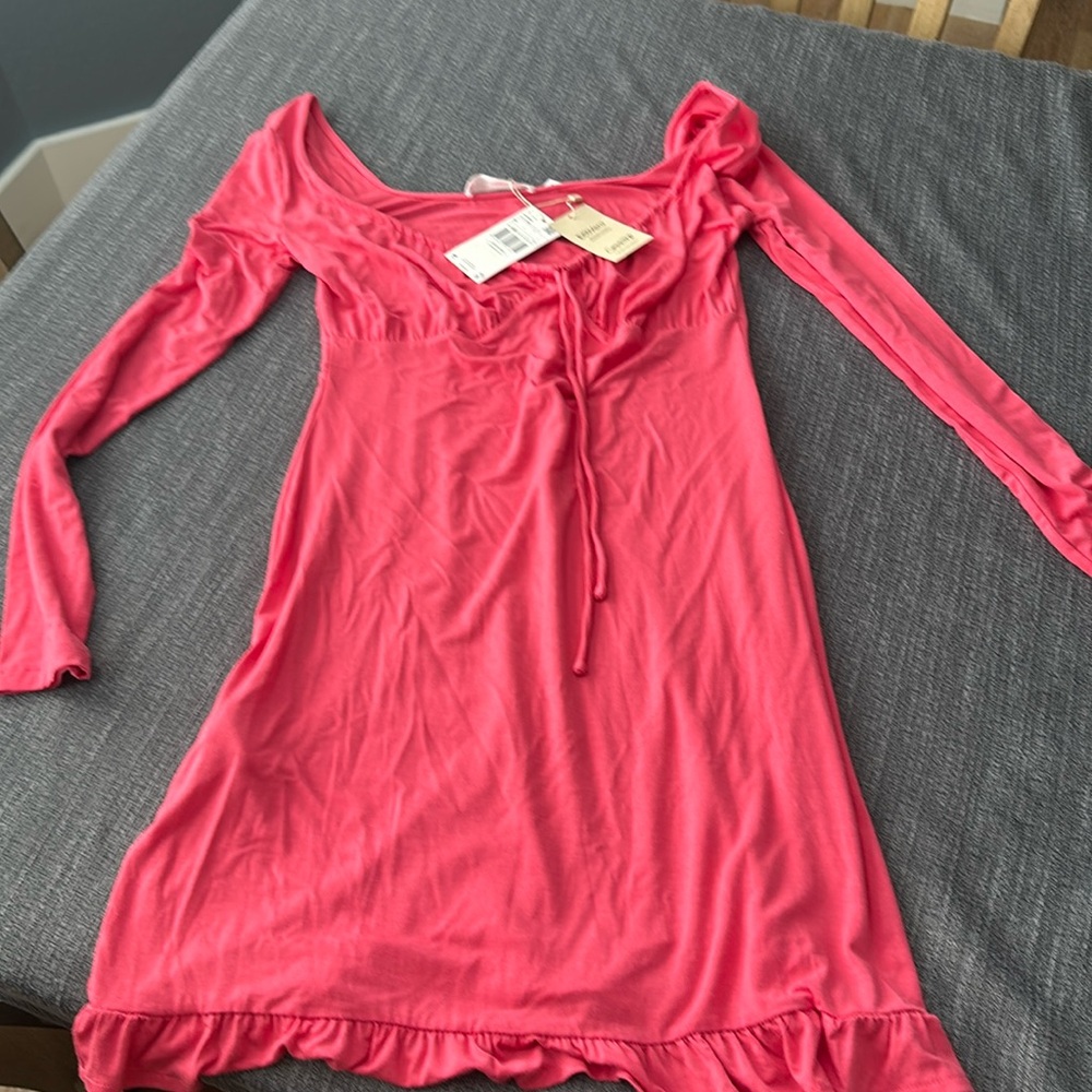 Mango pink dress